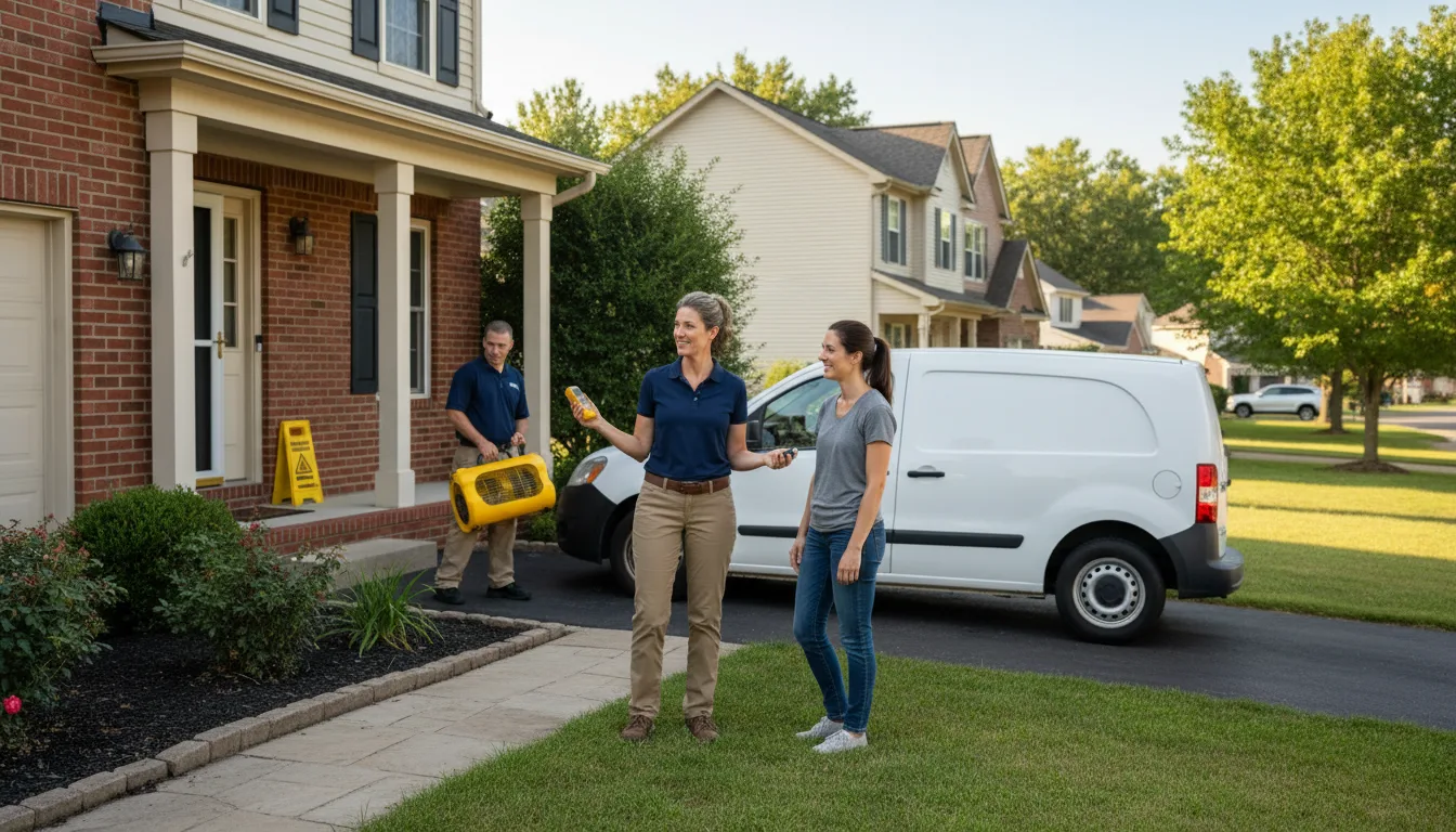 Water restoration image for Fire And Smoke Damage Restoration in Shadyside, OH